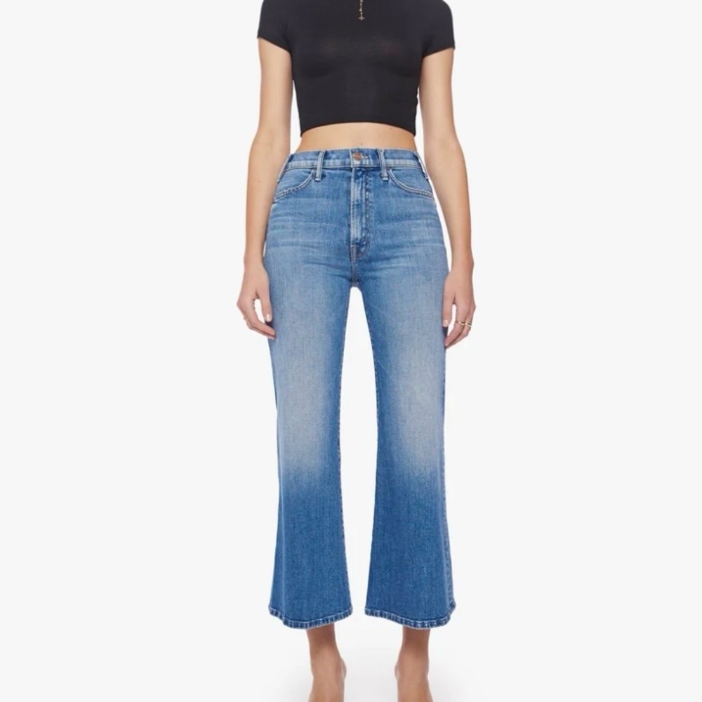 MOTHER The Hustler Roller Ankle Jeans in High On The Hog | Size 34 | NWT - Picture 3 of 16